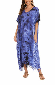 Dark blue Hippie Tie Dye Caftan Kaftan Loungewear Maxi Plus Size Long Dress 3X 4XS10014151_0_image_IJUST_WORKING