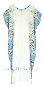 White Bohemian Flora Plus Size Kaftan Kimono Loungewear Maxi Long Dress XL 1X 2XS10014262_0_image_IJUST_WORKING