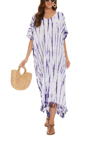 Dark blue Hippie Tie Dye Caftan Kaftan Loungewear Maxi Plus Size Long Dress 3X 4XS10014392-MU_0_image_IJUST_WORKING