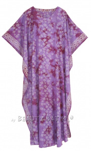 Mauve Hand Blocked Batik Rayon Caftan Kaftan Loungewear Maxi Plus Size Long Dress 3X 4XS10014439_0_image_IJUST_WORKING