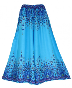 Blue Wide Leg Palazzo Pants Plus Size Hippie Bohemian Flora 1X 2XS20014271_0_image_IJUST_WORKING