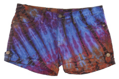 Tie Dye Shorts Denim Hosen