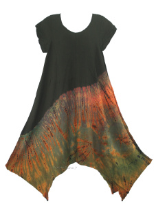 Tie Dye Mini Sommerkleid S M