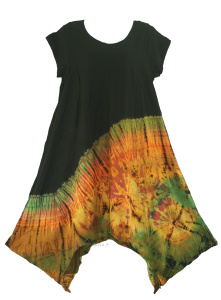 Tie Dye Mini Sommerkleid S M