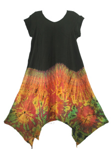 Tie Dye Mini Sommerkleid S M