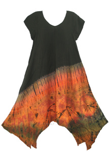 Tie Dye Mini Sommerkleid S M