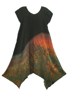 Tie Dye Mini Sommerkleid S M