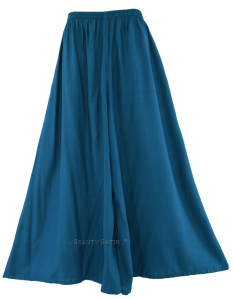 TEAL BLAU Wide Leg Palazzo Hosen Gr. 50 3X