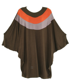 BRAUN Oversize Color Block Tunika