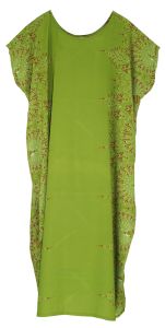 Olive Bohomein Flora Plus Size Kaftan Kimono Loungewear Maxi Long Dress XL 1X 2X