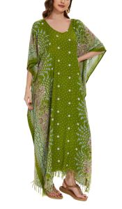 Olive Flora Plus Size Kaftan Kimono Loungewear Maxi Long Dress 3X 4XS10014778_0_image_IJUST_WORKING