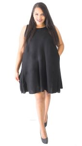 Women Sleeveless Summer Tank Dress Cover Up Plus Sz XL 1X 2X 3X