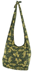 Cotton Sling Bag with Zip