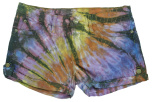 Tie Dye Denim Shorts Hosen