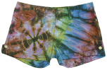 Tie Dye Denim Shorts Hosen