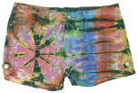 Tie Dye Shorts Denim Hosen