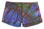 Tie Dye Denim Shorts Hosen