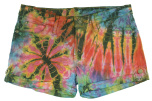 Tie Dye Denim Shorts Hosen