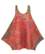 HIPPIE GYPSY Tie Dye Tunika Sommerkleid Gr.