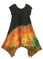 Tie Dye Mini Sommerkleid S M