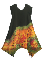 Tie Dye Mini Sommerkleid S M