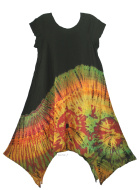 Tie Dye Mini Sommerkleid S M