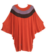 RED Oversize Color Block Tunic S M L