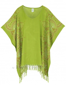 Olive Plus Size Tunic Tops Flora Short Sleeve V neck Shirt 3X 4XS40014284_0_image_IJUST_WORKING