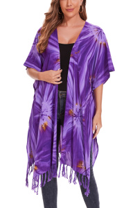 Purple HIPPIE Gypsy Tie Dye Kimono Cardigan Shawl Wrap Swimsuit Cover Up Jacket One SizeS50014828_0_image_IJUST_WORKING