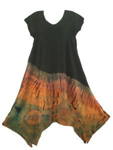 Tie Dye Mini Sommerkleid S M