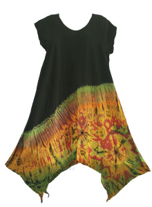 Tie Dye Mini Sommerkleid S M