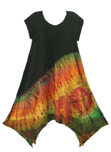 Tie Dye Mini Sommerkleid S M