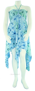 Tie Dye Feen Neckholder Sommerkleid M L XL