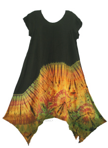 Tie Dye Mini Sommerkleid S M