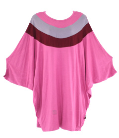 PINK Oversize Color Block Tunic S M L