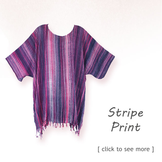 Shop brightly colored stipe printed  tunic tops